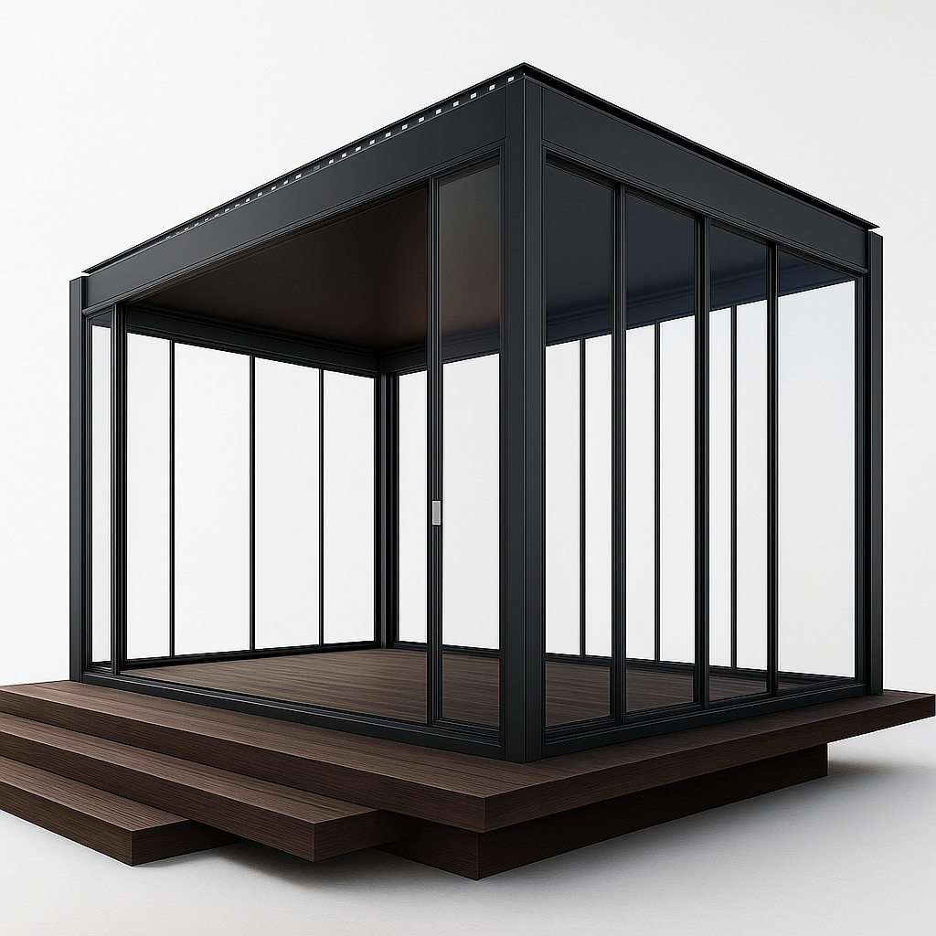 VetroHaus Panorama Glass Pavilion