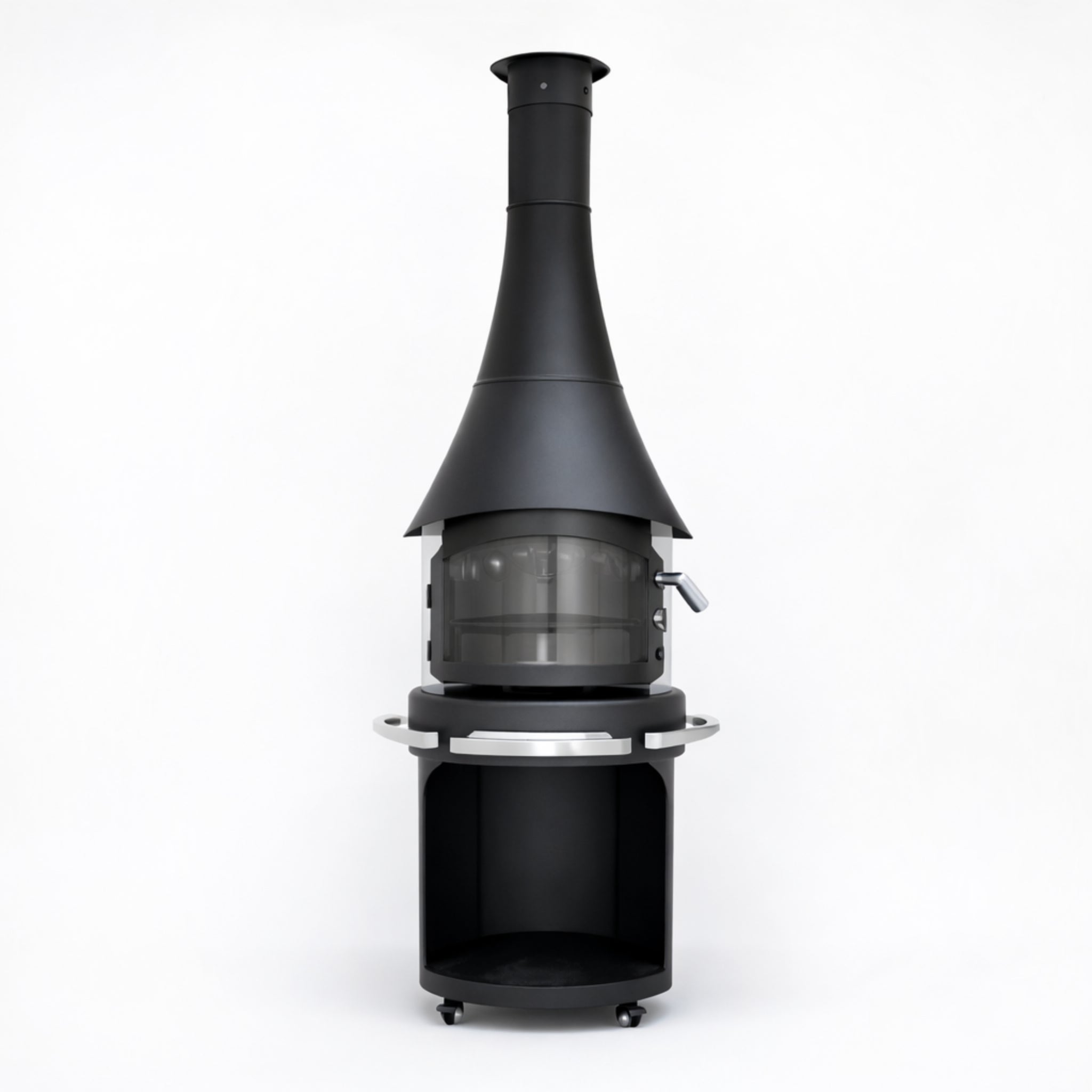 Nocturne Harbor Panoramic Chimenea Fireplace